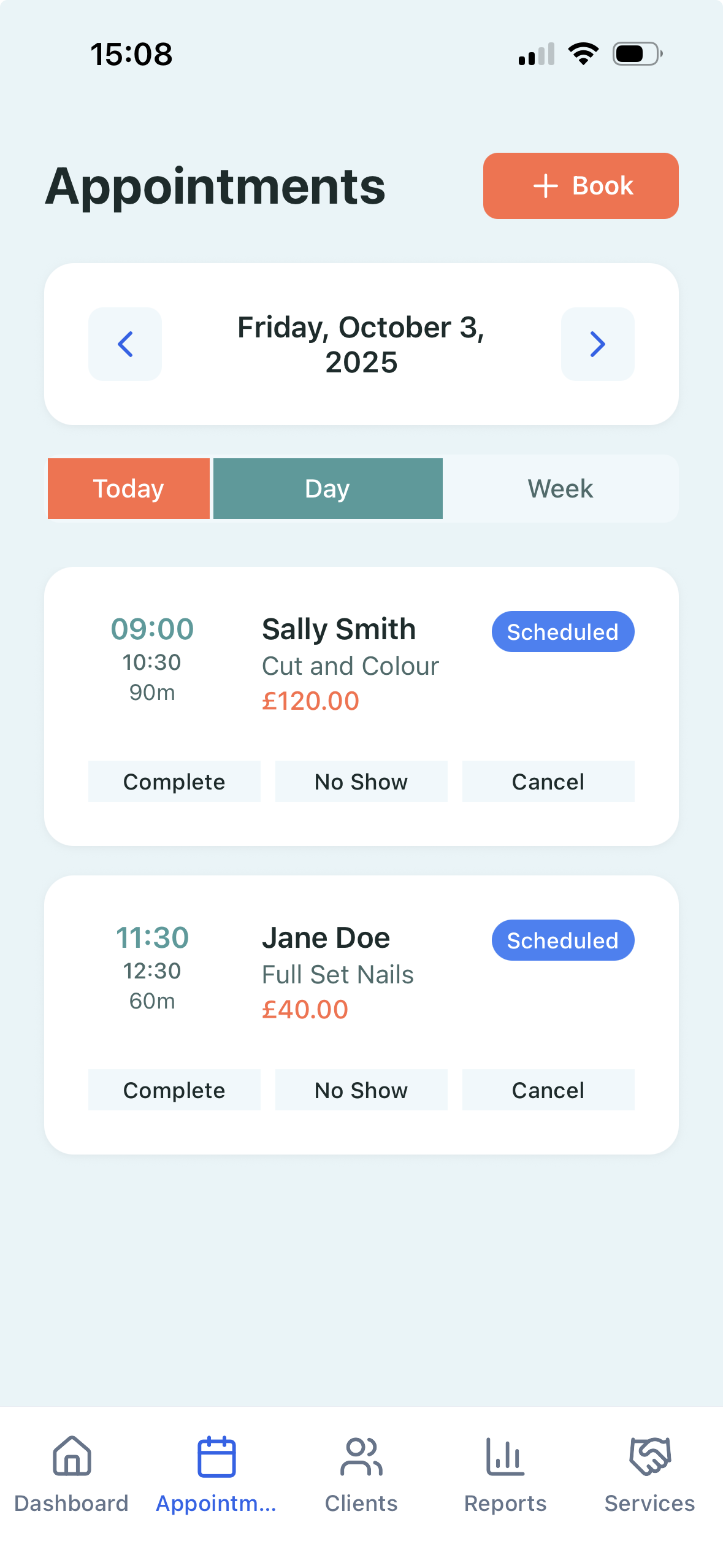 Booklyn Solo Appointments